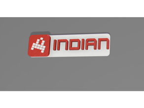 indian logo creality ender 3 czech republic game tag 3d print model - Mito3D