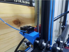 crialidade cr 10s filamento sensor suporte dual dirigir extrusora cr10 cr10s 10 3d print model - Mito3D