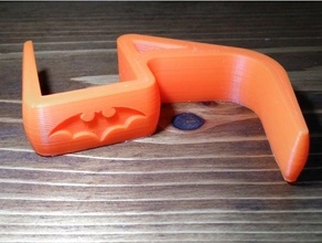 cuffia titolare supporto Batman cuffie appendiabiti 3d print model - Mito3D