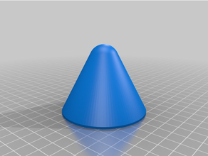 nose cone water rocket 3d print model - Mito3D