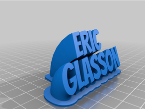 Eric Glasson personalizado 3d print model - Mito3D