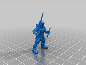 kahraman barbar yeniden ölçmek 3d print model - Mito3D