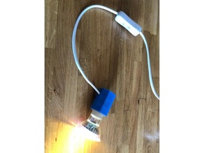 Deckel Lampe elektrisch Verbindung 3d print model - Mito3D