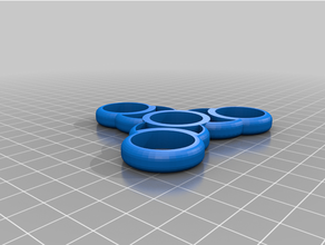 1 2 inch nut fidget spinner 3d print model - Mito3D