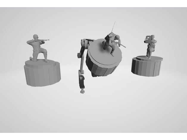 Portion Werkzeug Malerei Minies lesen Text 3D print model - Mito3D