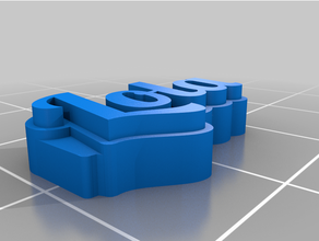 etichetta lola personalizzato 3d print model - Mito3D
