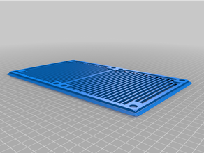 modulante filtro polvo fractal diseño nano caso funda modding guardapolvo pc refrigeración agua 3d print model - Mito3D