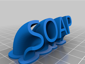 soap 3d plate customized 3d print model - Mito3D