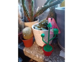 usb logo cactus fake plant humor 3d print model - Mito3D