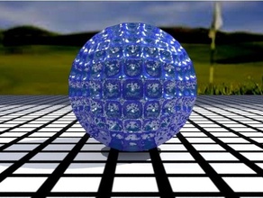 balle golf balles 3d print model - Mito3D