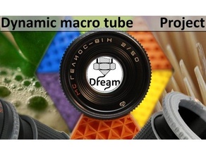 dinamik makro tüp kanon Nikon f mount 3d print model - Mito3D