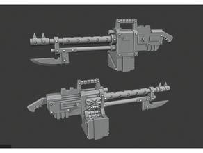 oop csm otomatik top kaos Uzay denizciler ağır silah Warhammer 40k 3d print model - Mito3D