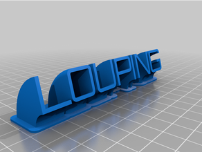 louping personalizado 3d print model - Mito3D