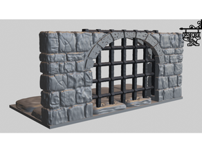 openforge 2 donjon calcul herse dnd carrelage miniatures openforge2 éclaireur rpg table terrain tuile 3d print model - Mito3D