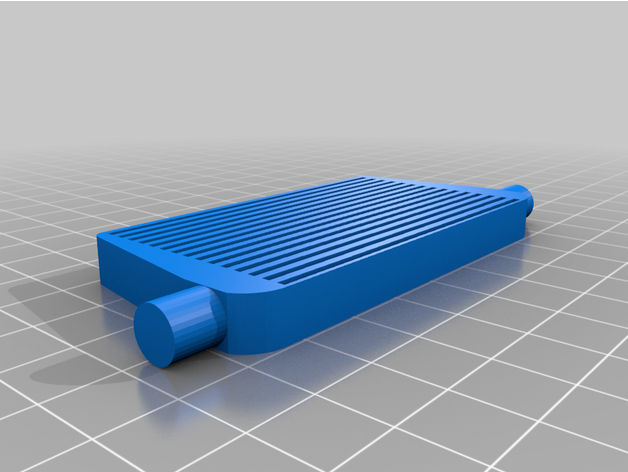 rc deriva montagem Parachoque intercooler rcdrift carro yokomo yd2 3D print model - Mito3D