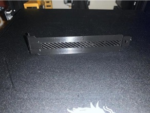 blanking plate pc pci 3d print model - Mito3D