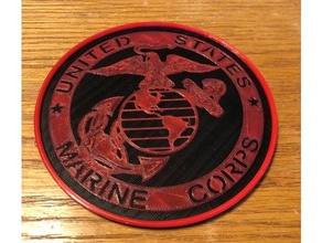 usmc coaster united marine corps coaster