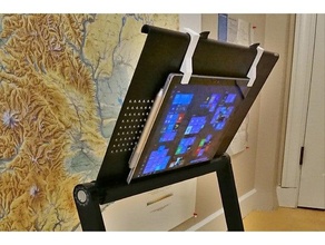 Pelikan Clips halt Oberfläche Profi 4 negative angled Laptop Stand 3d print model - Mito3D