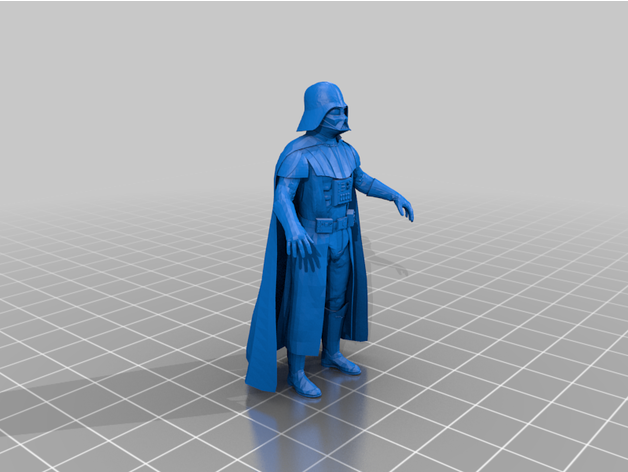 darth vader full frente batalla 2 3D print model - Mito3D