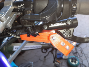universal ebike brake switch mount hydraulic levers handbrake light lockout 3d print model - Mito3D