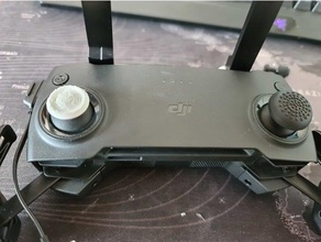 dji mavic mini controller stick replace ps4 dualshock 4 grip joystick precision replacement slim 3d print model - Mito3D