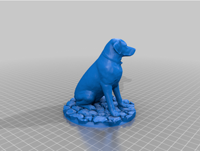 weiblich Labrador 3d print model - Mito3D