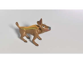 Reid cane animale bestia creatura dungeon draghi miniatura ornamento domestico scultura 3d print model - Mito3D