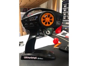 traxxas tqi custom steering wheel - version 1 e-revo latrax 3d print model - Mito3D