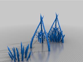 maw totem - aos mawtribes terrain whfb 3d print model - Mito3D