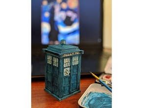 tardis boite bleue Docteur Who docteur police boîte 3d print model - Mito3D