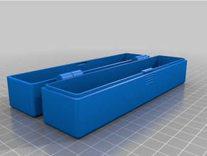 klappbar Box Schläge angepasst 3d print model - Mito3D