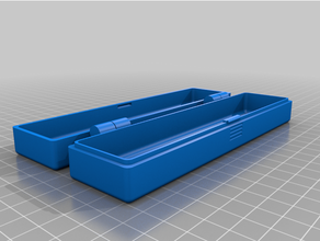 klappbar Box Schläge angepasst 3d print model - Mito3D
