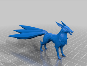 tail - dnd l5r magic beast tm 3d print model - Mito3D