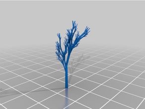 personalizado completamente aleatória árvore 3d print model - Mito3D