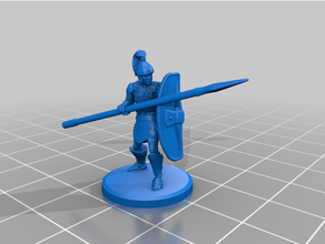 classical antiquity - roman triarii 20mm 25mm historical infantry spearman tabletop gaming wargaming 3d print model - Mito3D