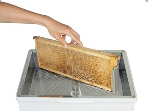 Nassheider inversé cloner tournant décapage dispositif nids d'abeilles abeille apiculture abeilles dévoiler chéri rayon miel honigwabe déboucher décapsulage 3d print model - Mito3D