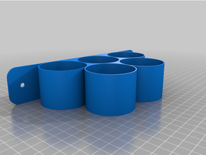 wrapping paper holder - geschenkpapierlager 3d print model - Mito3D