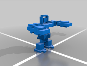 melmetal voxel modelo Pokémon 3d print model - Mito3D