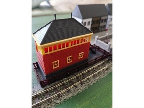 gauge signal box diarama railway 3d print model - Mito3D