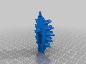 spiked mace kit bionicle helryx lego toa 3d print model - Mito3D