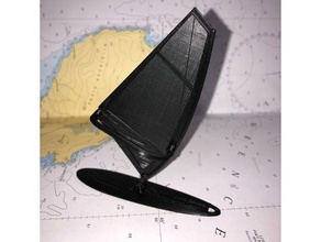 windsurf pelota articulación Windsurfing 3d print model - Mito3D