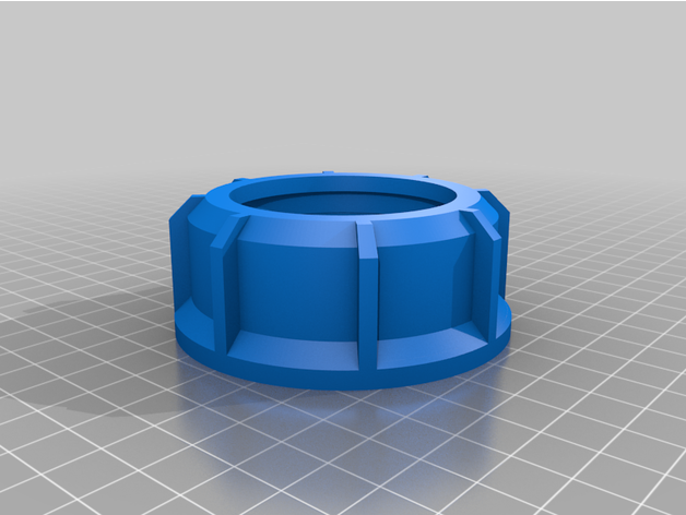 vis l'eau réservoir ecrou cuve 60mm 3D print model - Mito3D