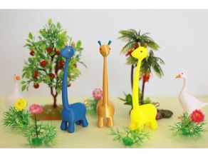 fofa girafa decoração 3d print model - Mito3D