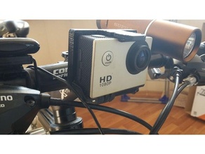 action camera sj4000 bicycle mount sjcam 3d print model - Mito3D