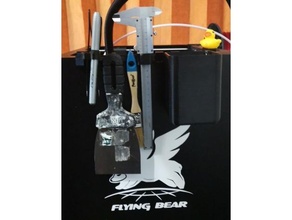 flying bear ghost tool holder 3d print model - Mito3D
