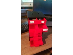 impilabile parti bidone cubi cassetti piccolo Conservazione 3d print model - Mito3D