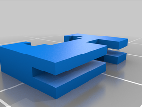 support carte lumi mod lisme ferroviaire 3d print model - Mito3D