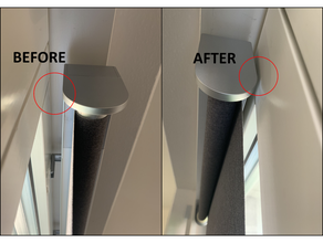 Ikea verbessert Vorhang montieren passt Fyrtur Billiarde etc Mauer 3d print model - Mito3D
