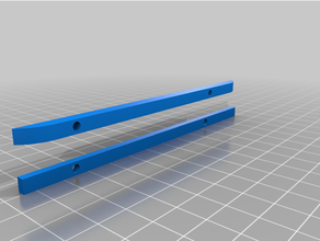 traxxas xmaxx skid rails 3d print model - Mito3D