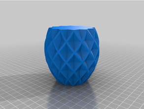 customized rounded square vase cup bracelet generator 3d print model - Mito3D